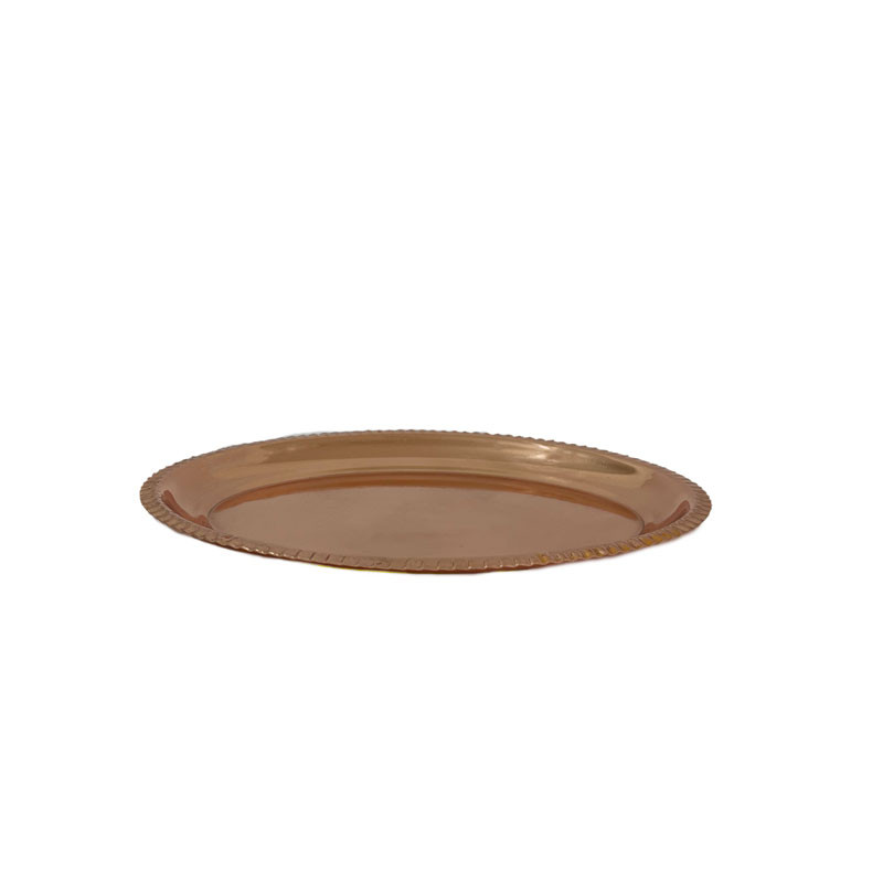سینی مسی مدل بیضی کد ZH377.1