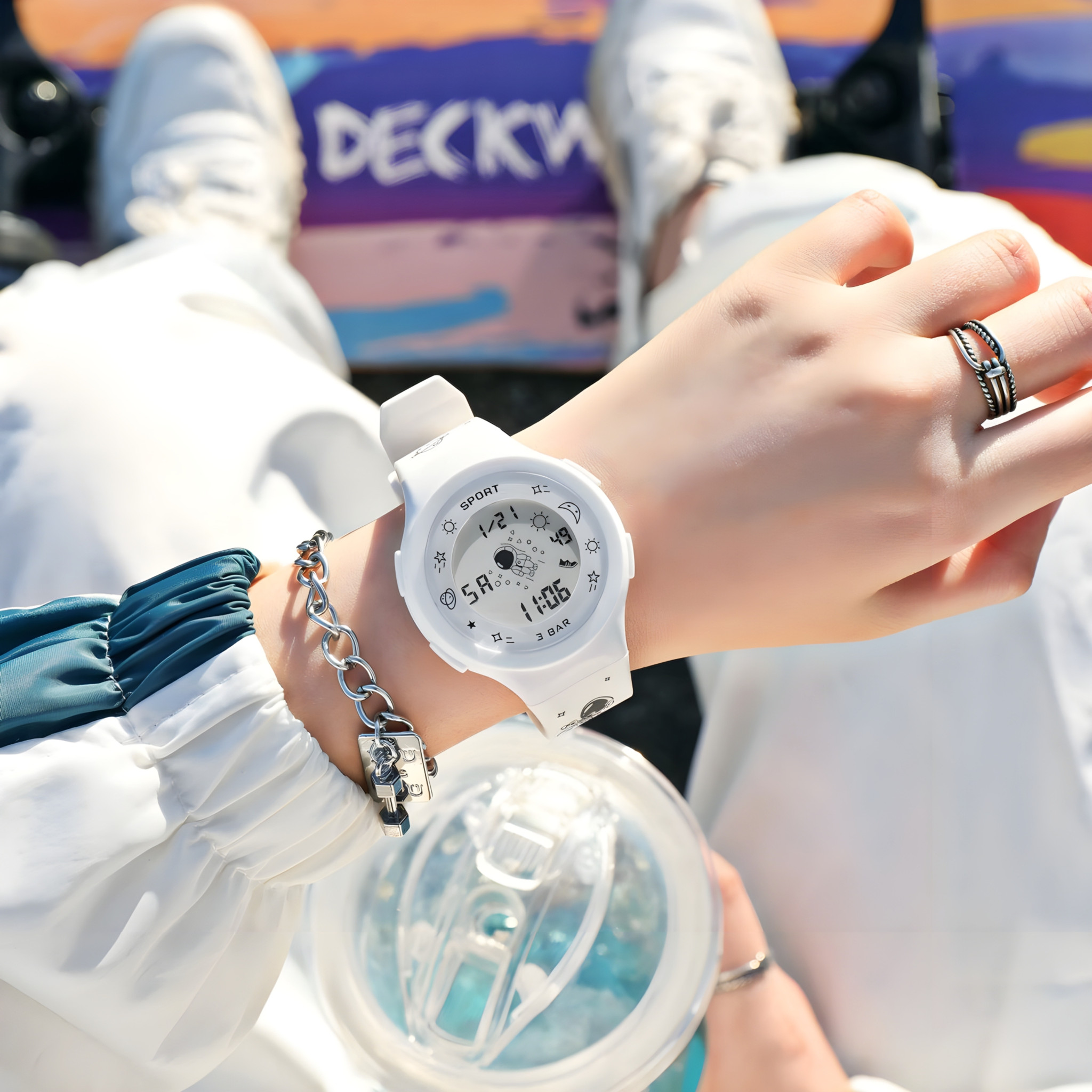 ساعت مچی دیجیتال بچگانه مدل فضانورد کد 02