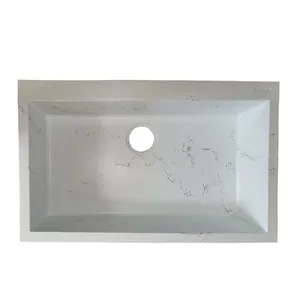 سینک ظرفشویی گرانیت توکار یک لگنه مدل MAK_wgv