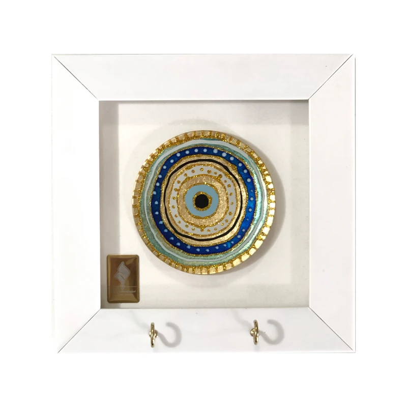 عکس شماره 2 : جاکلیدی مدل تابلو بشقاب طرح چشم نظر