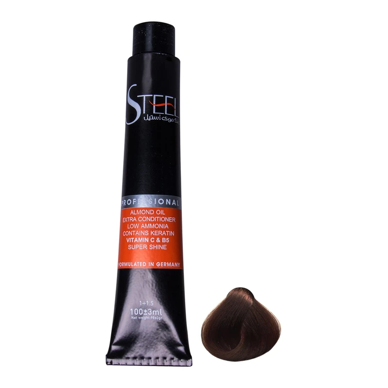 رنگ مو استیل مدل Professional سری قهوه ای متوسط شماره 4.0