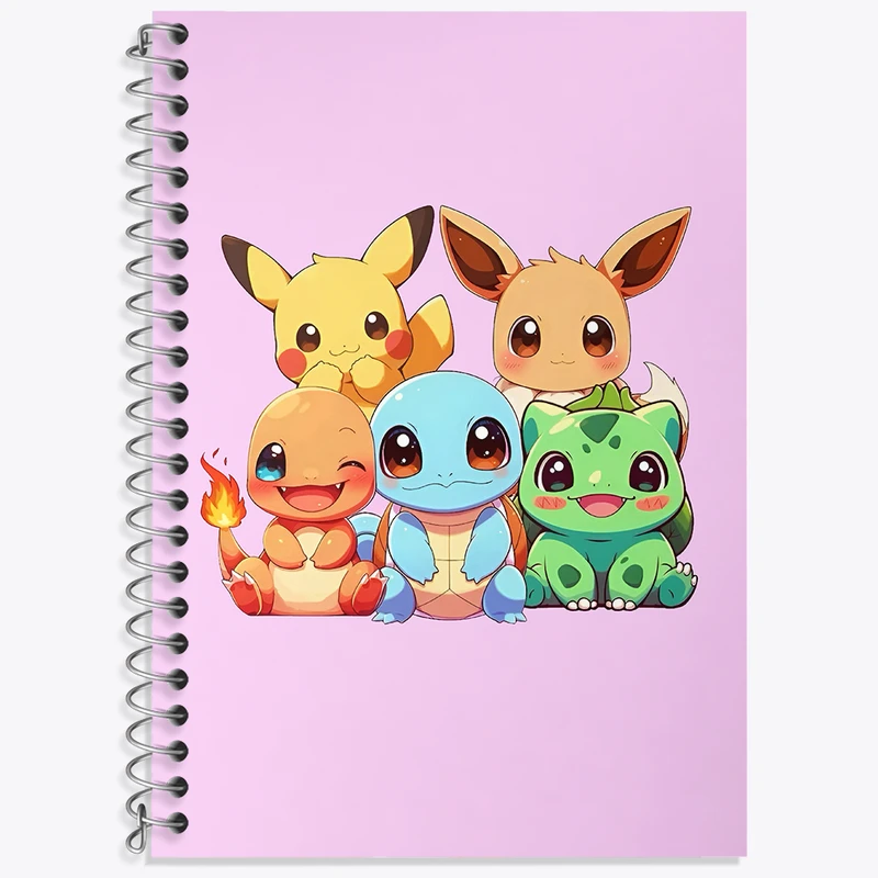 دفتر لغت 50 برگ خندالو طرح انیمه پوکمون (Pokemon) کد N5144