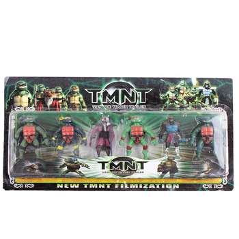 اکشن فیگور نینجا ترتلز مجموعه ی 6 عددی مدل TMNT