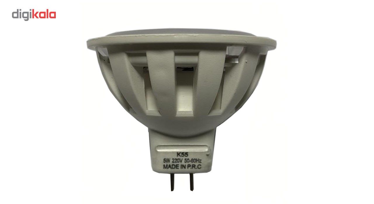لامپ ال ای دی 5 واتمدل هالوژن MR16 پایه GU5.3