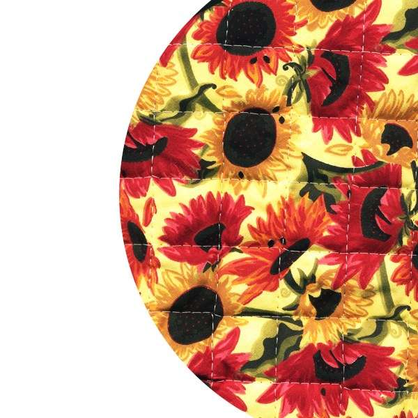 دم کنی چاپی کشدار 3 تکه رزین تاژ طرح آفتابگردان کد 3317042426024