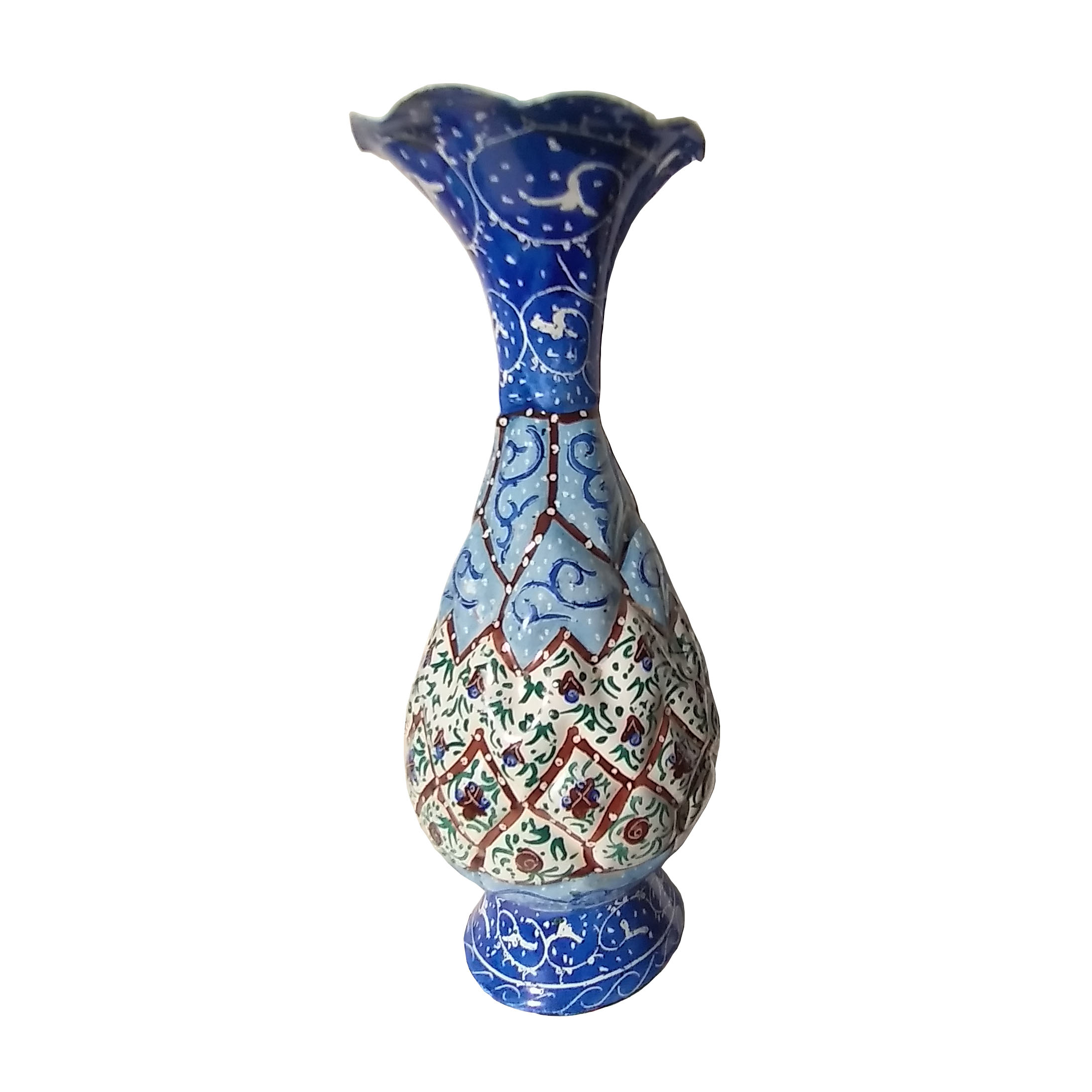 گلدان میناکاری مدل گل کد 20 A 3