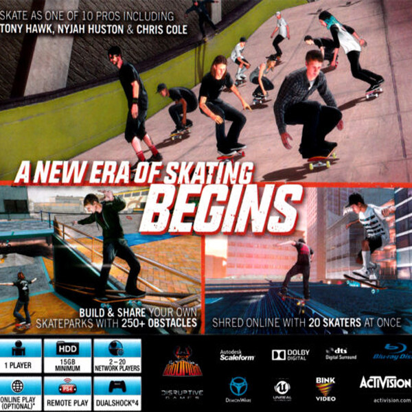 بازی tony hawk's pro skater 5 مخصوص xbox 360 بازی tony hawk's pro skater 5 مخصوص xbox 360