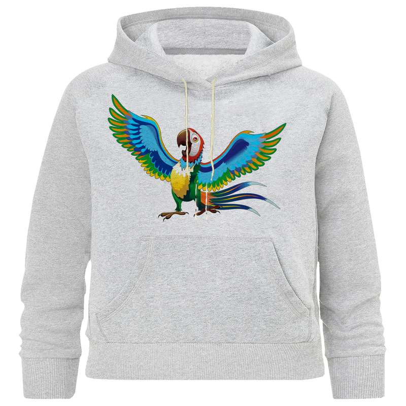 هودی دخترانه مدل M 238 طوطی