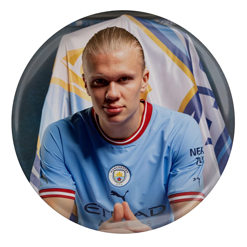 مگنت مدل S13617 طرح ارلینگ هالند بازیکن فوتبال منچستر سیتی