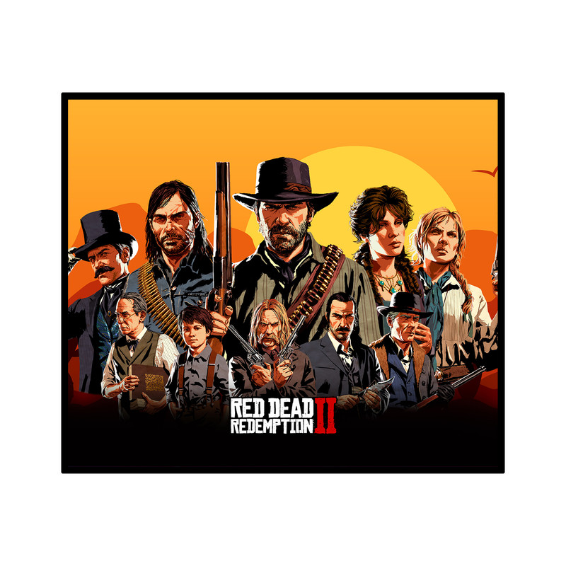 ماوس پد مخصوص بازی سابتک مدل red dead ll