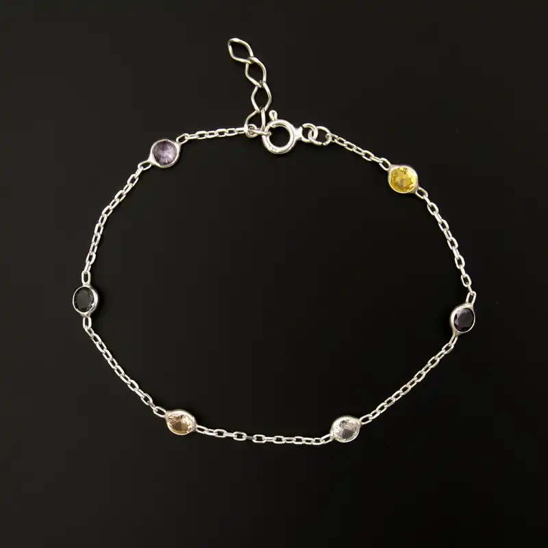 دستبند نقره زنانه مانچو کد bs020