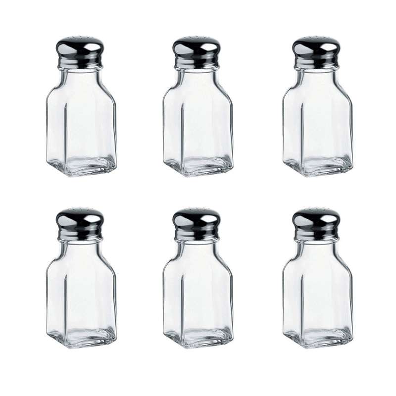 سرویس نمکدان و فلفل پاش پاشاباغچه مدل Basic کد 80221 - بسته 6 عددی