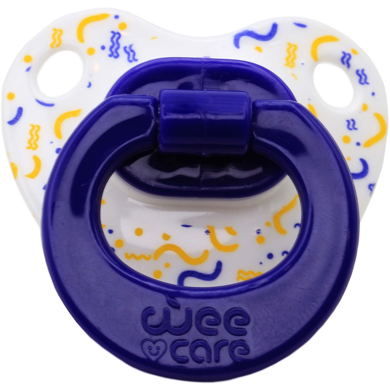 پستانک ارتودنسی وی کر مدل دسته دار مات چاپدار joyful  کد P123