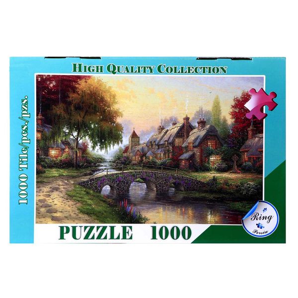 پازل 1000 تکه ترنم مدل نقاشی طبیعت به همراه یک عدد کیسه پازل ravensburger پازل 1000 تکه ترنم مدل نقاشی طبیعت به همراه یک عدد کیسه پازل ravensburger