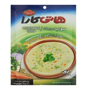 نقد و بررسی سوپ نیمه آماده سبزیجات هاتی کارا مقدار 70 گرم توسط خریداران