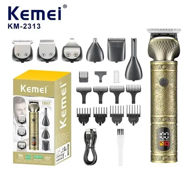 ماشین اصلاح موی صورت و بدن شارژی کیمی مدل KM-2313