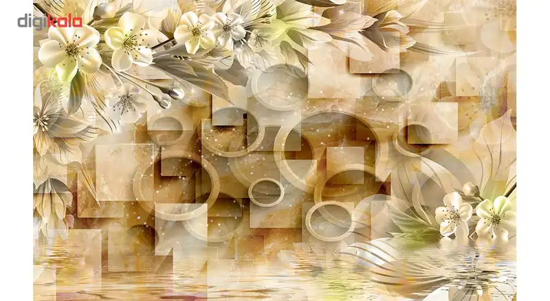 کاغذ دیواری سالسو طرح white flower