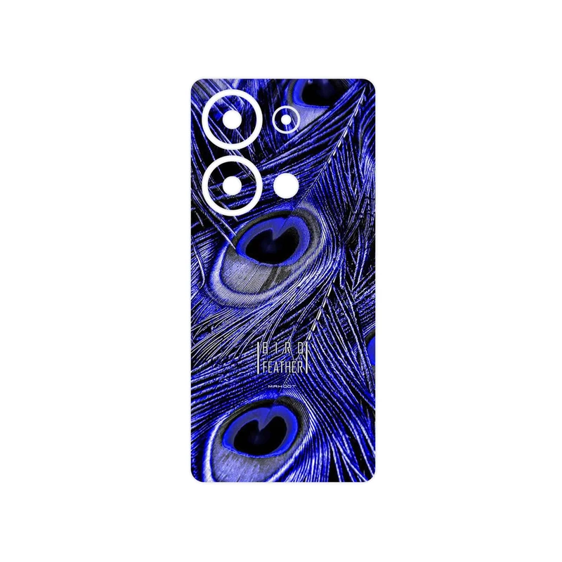 برچسب پوششی ماهوت مدل Purple Feather مناسب برای گوشی موبایل شیائومی Redmi Note 13 Pro 4G