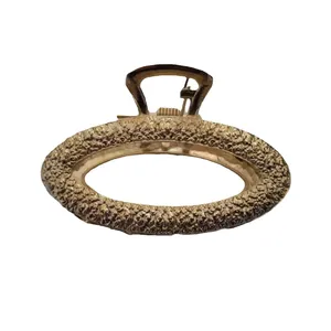 کلیپس مو زنانه مدل فلزی بیضی