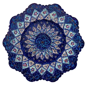 بشقاب میناکاری رستا طرح 295-15-102 قطر 16 سانتی متر