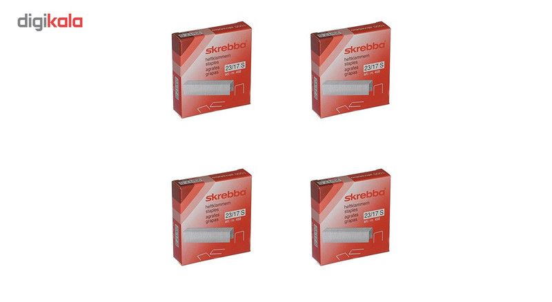 سوزن منگنه پایه بلند اسکربا مدل 23/17-4 بسته 1000 عددی