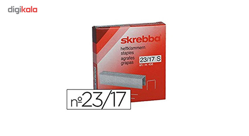 سوزن منگنه پایه بلند اسکربا مدل 23/17-4 بسته 1000 عددی