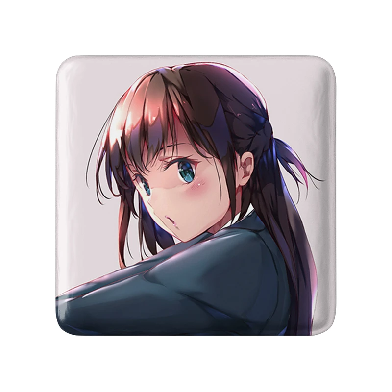 مگنت خندالو طرح چیزورو انیمه کانوجواوکاری  مدل مربعی کد 18232