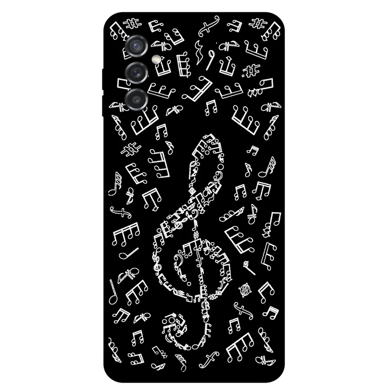 کاور مگافون طرح نوت موسیقی مدل 1370 مناسب برای گوشی موبایل سامسونگ Galaxy M52   
