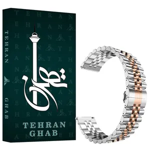 بند ساعت تهران قاب مدل TROLD مناسب برای ساعت هوشمند موبووی Ticwatch 2 22mm