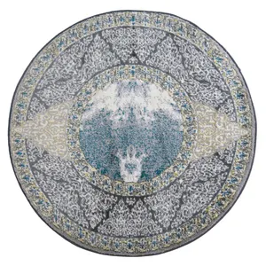 پادری طرح دایره ای مدرن کد 1017 سایز 100x100 سانتی متر