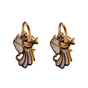 گوشواره طلا 18 عیار گالری آمانژ مدل D208
