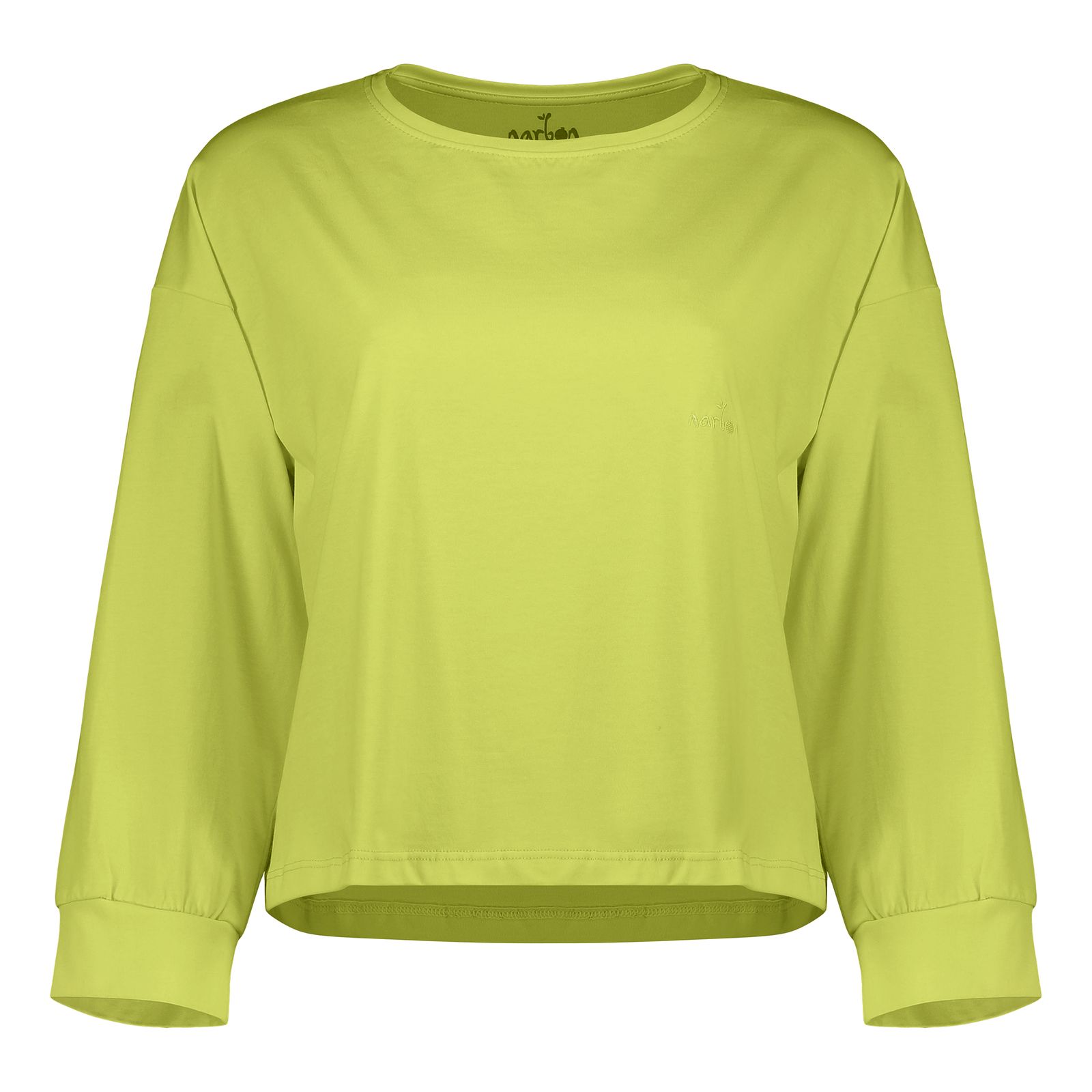 تی شرت آستین بلند زنانه ناربن مدل ترمه کد 3504 رنگ سبز پسته ای -  - 1