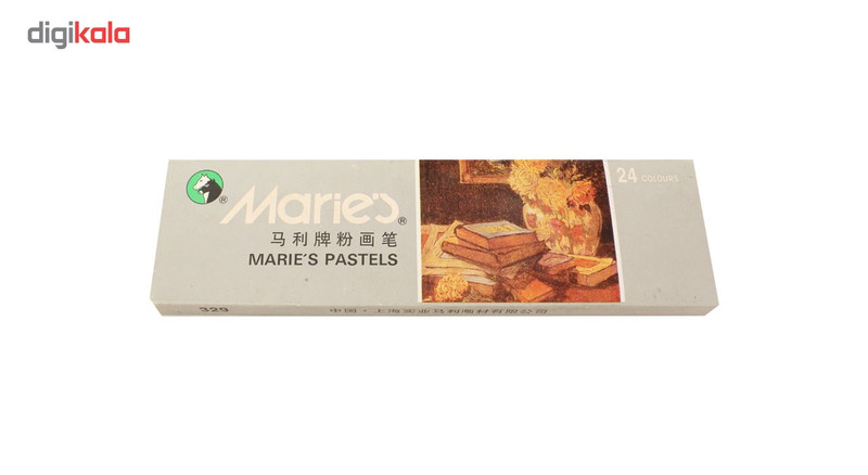 پاستل گچی 24 رنگ ماریز طرح 3299 پاستل گچی 24 رنگ ماریز طرح 3299