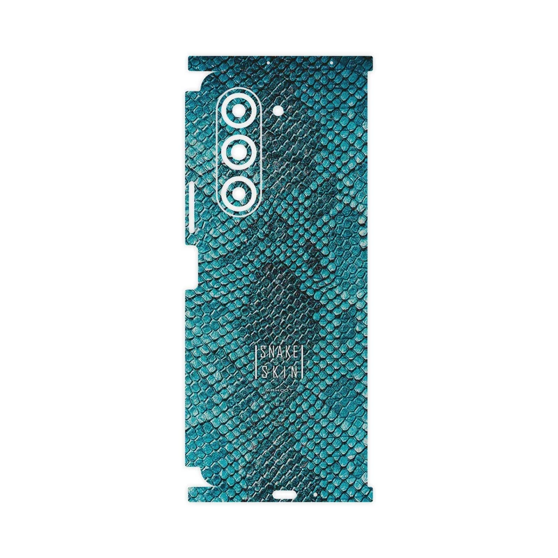 برچسب پوششی ماهوت مدل Blue Snake Skin-FullSkin مناسب برای گوشی موبایل سامسونگ Galaxy Z Fold 5