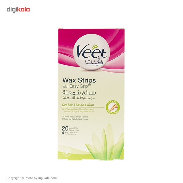 نوار موبر بدن ویت مخصوص پوست خشک 20 عددی