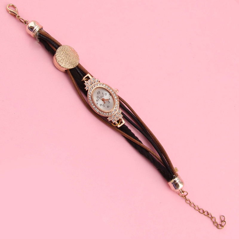 ساعت مچی عقربه ای دخترانه مدل فانتزی زیبا کد WHW_209