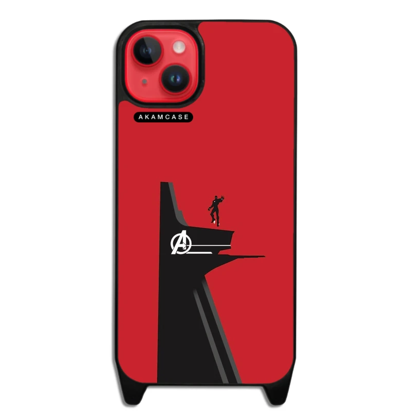 کاور آکام مدل AMC-WLA14PLUS-IRON MAN13 مناسب برای گوشی موبایل اپل iPhone 14 Plus