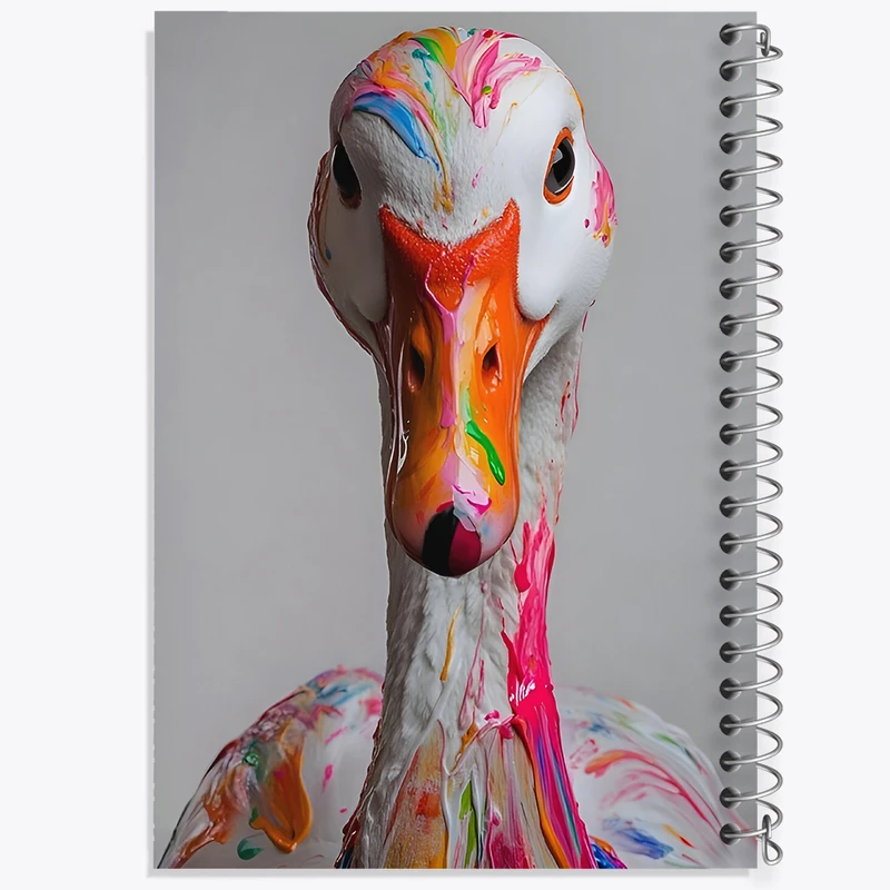 دفتر نقاشی 50 برگ خندالو طرح اردک بامزه کد F8494