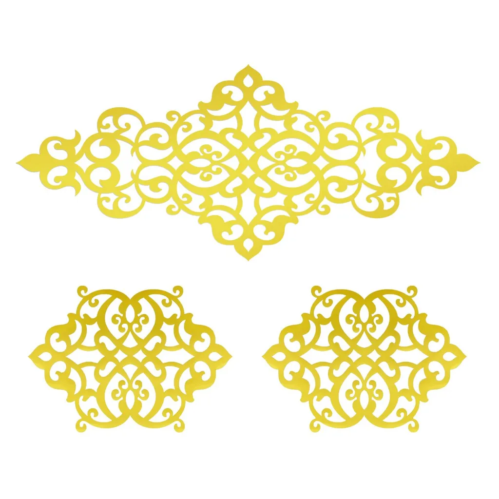ست 3 تکه رومیزی چرم مصنوعی دکورانر مدل T504