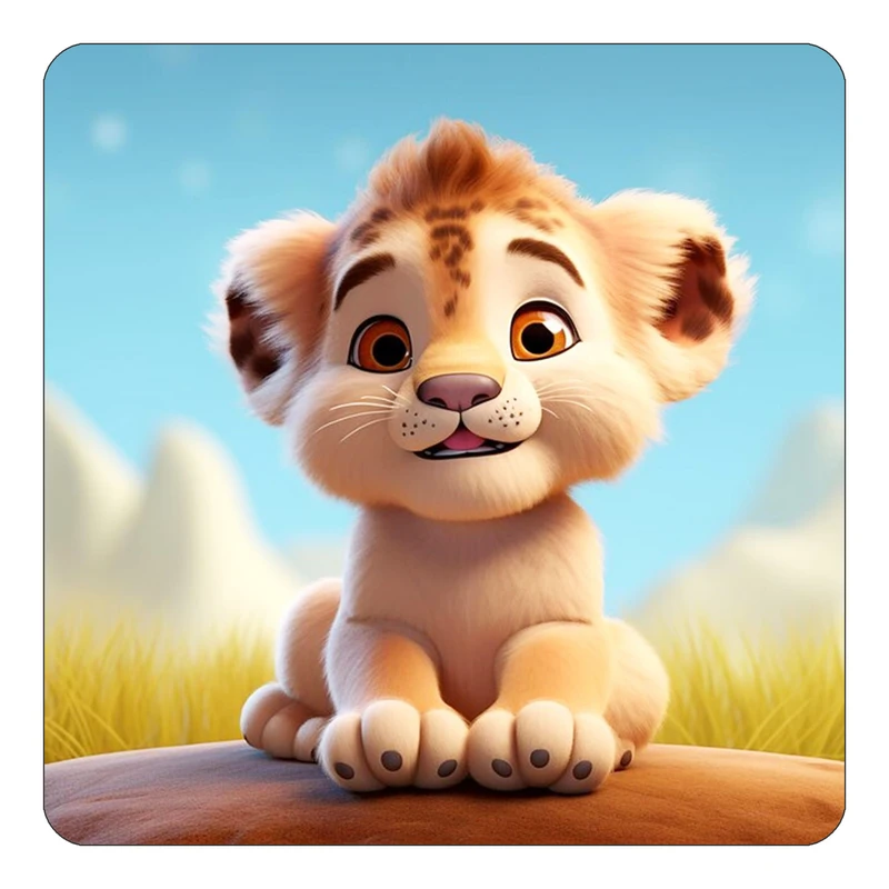 مگنت کاکتی طرح حیوانات کارتونی مدل mp27310