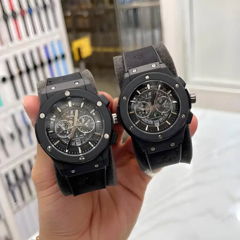 ست ساعت مچی عقربه ای زنانه و مردانه  مدل تک موتوره اسکلتون کد 2