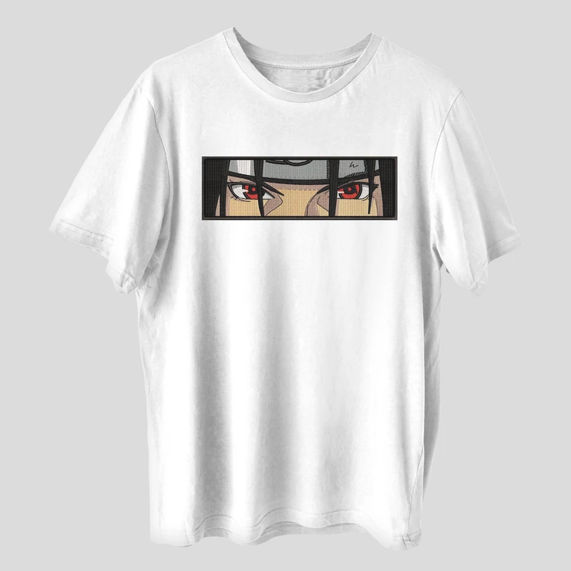 تی شرت آستین کوتاه مردانه مدل انیمه ناراتو شخصیت ایتاچی کد anm474