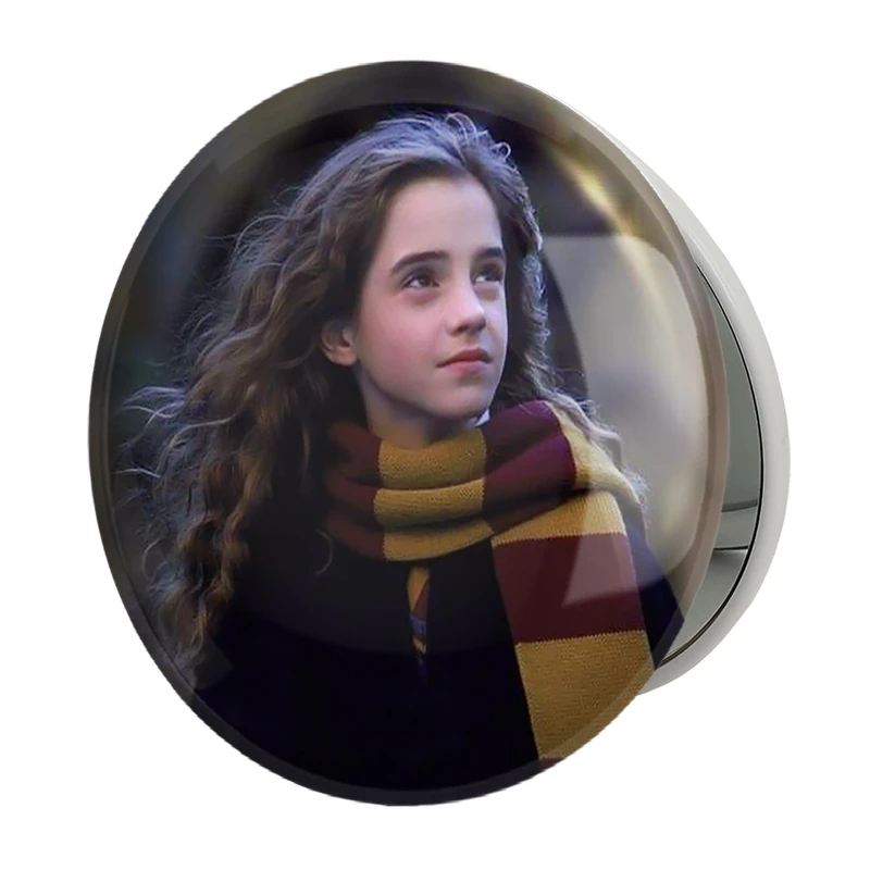 آینه جیبی خندالو طرح هرمیون گرنجر هری پاتر Harry Potter مدل تاشو کد 2908 