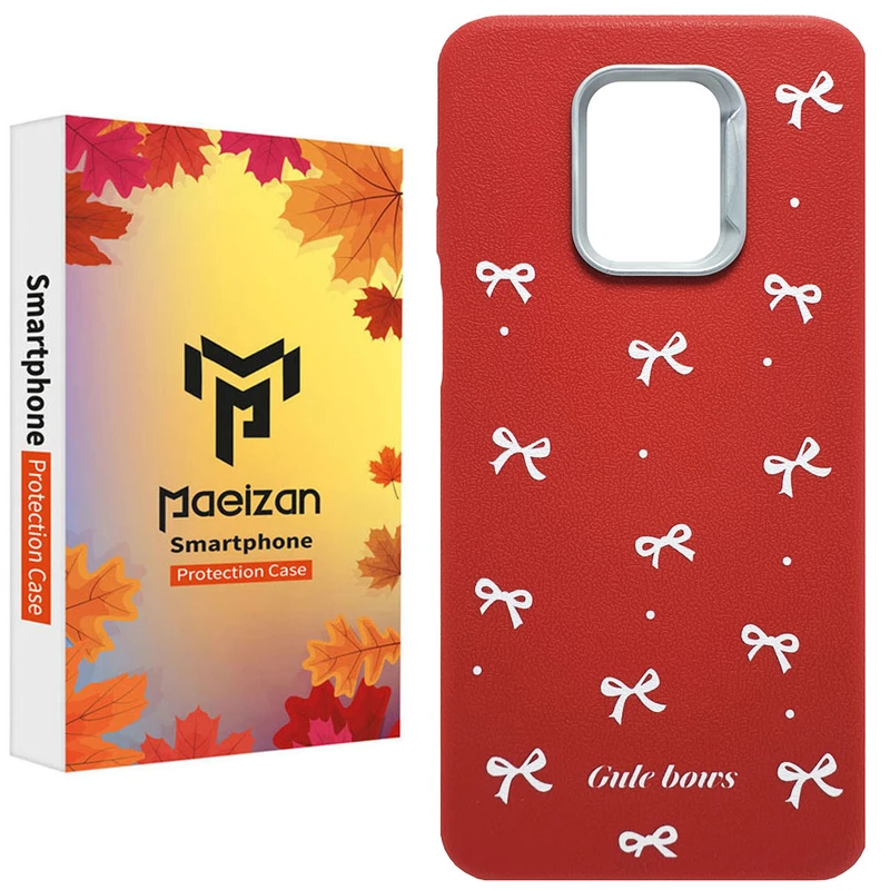 کاور پاییزان مدل Red Papillon طرح پاپیون مناسب برای گوشی موبایل شیائومی Redmi Note 9s / Note 9Pro / Note 9 Pro Max