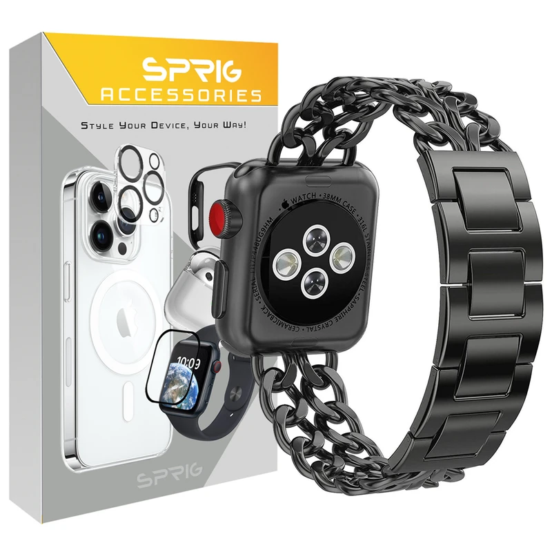 بند اسپریگ مدل CTR-2 مناسب برای اپل واچ SE 2022 44mm