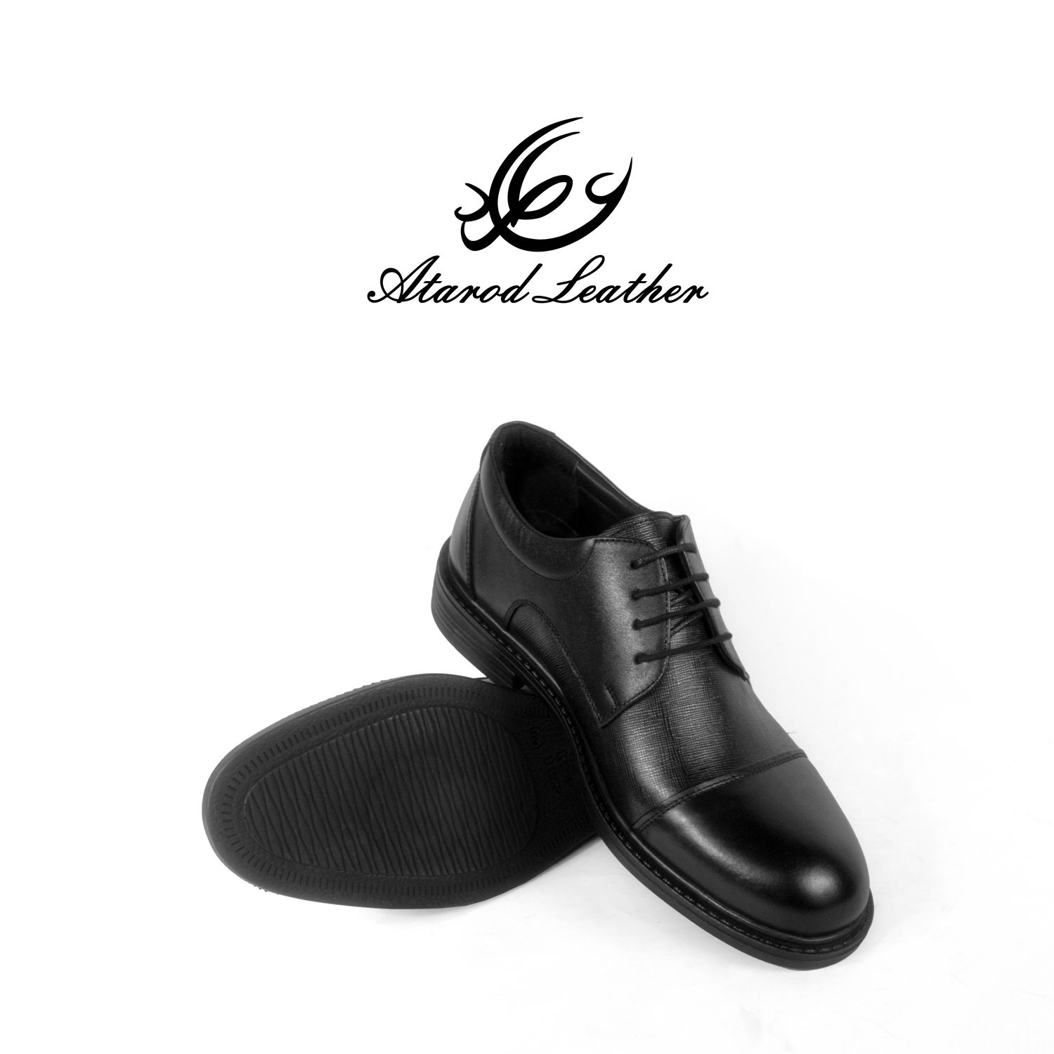 کفش مردانه چرم عطارد مدل  چرم طبیعی کد SH191 -  - 8