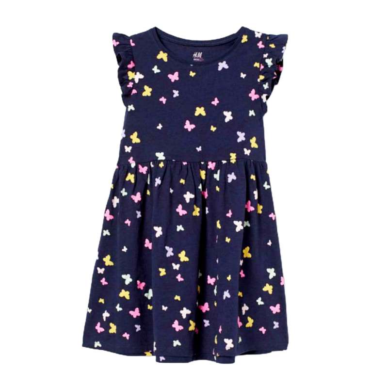 پیراهن دخترانه اچ اند ام مدل پروانه