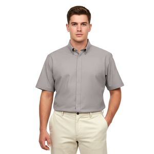 پیراهن آستین کوتاه یقه برگردان مردانه مدل classic1010