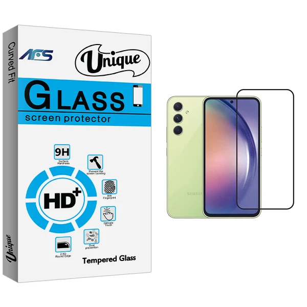 محافظ صفحه نمایش شیشه ای ای اف اس مدل Unique مناسب برای گوشی موبایل سامسونگ Galaxy A54 5G