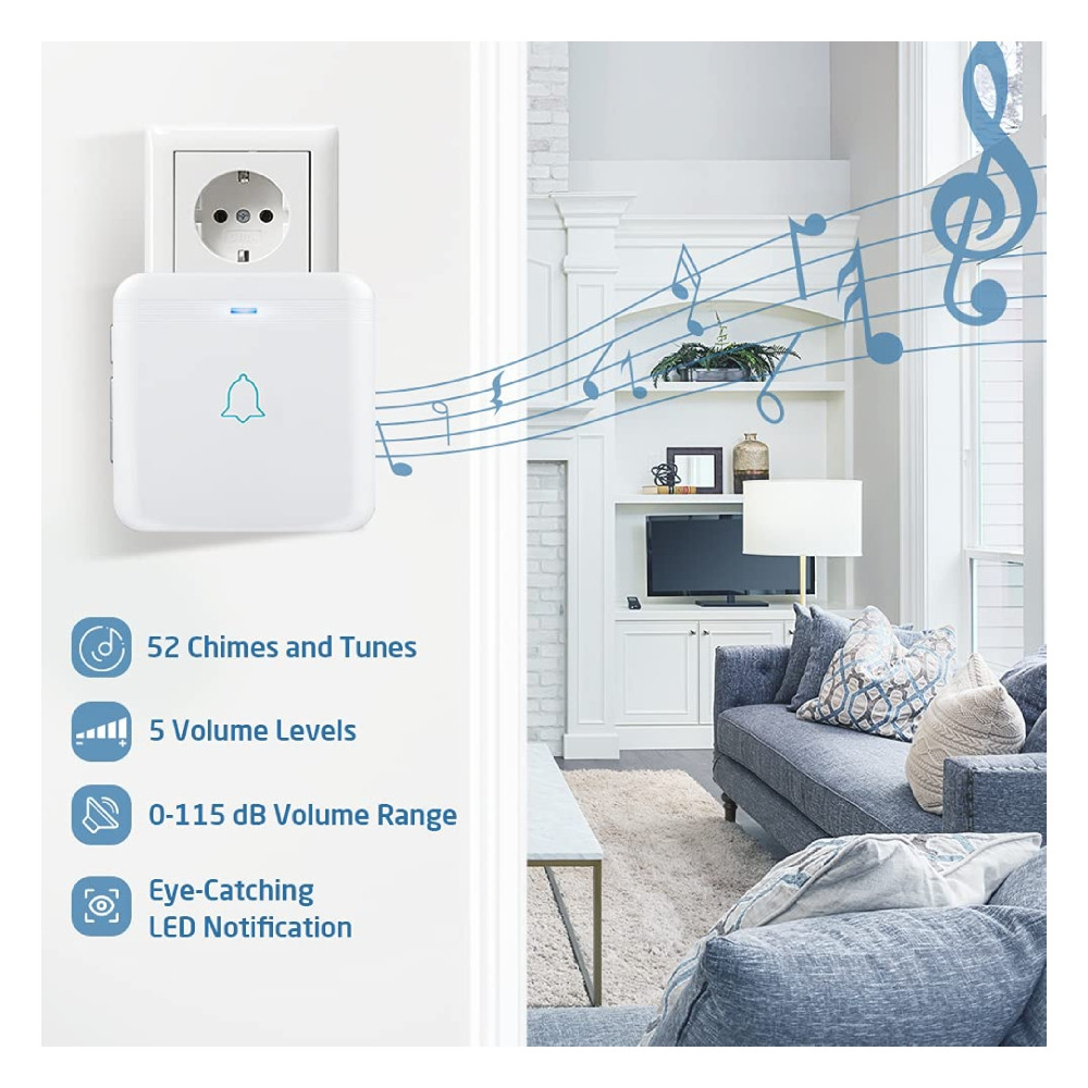 زنگ بی سیم مدل D-3W-U